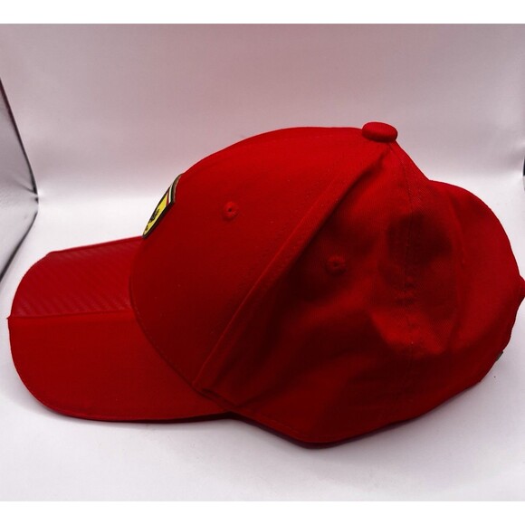 Ferrari Scuderia Red Cap Adjustable hat Unisex - Picture 7 of 10